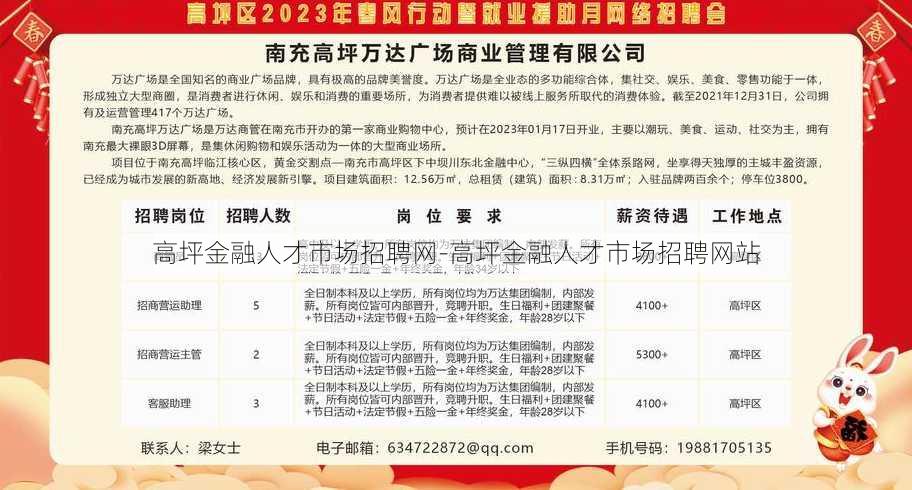 高坪金融人才市场招聘网-高坪金融人才市场招聘网站