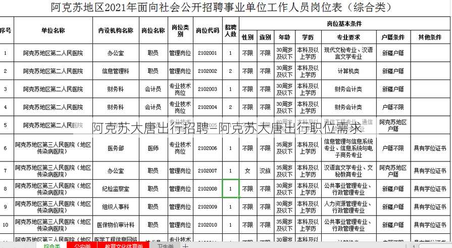 阿克苏大唐出行招聘—阿克苏大唐出行职位需求