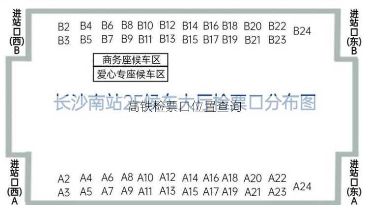 高铁检票口位置查询