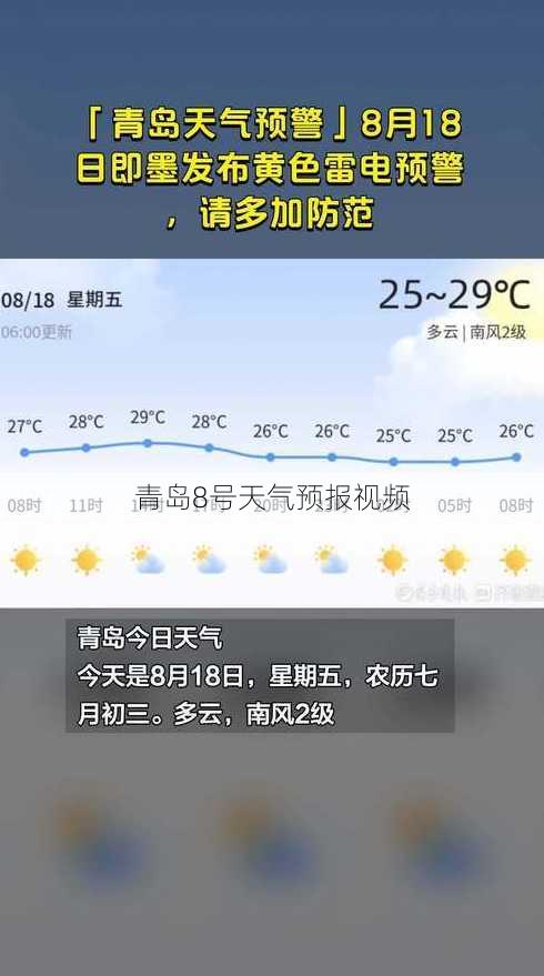 青岛8号天气预报视频