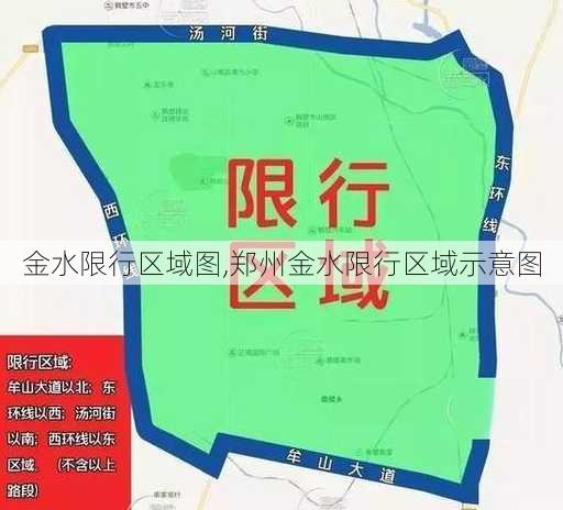 金水限行区域图,郑州金水限行区域示意图