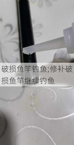 破损鱼竿钓鱼;修补破损鱼竿继续钓鱼