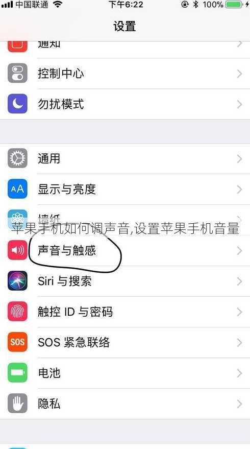 苹果手机如何调声音,设置苹果手机音量
