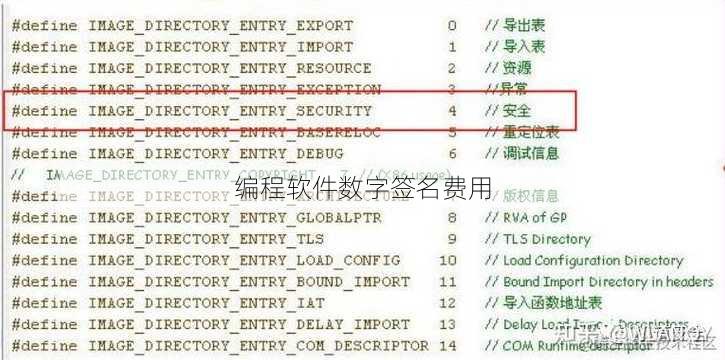 编程软件数字签名费用