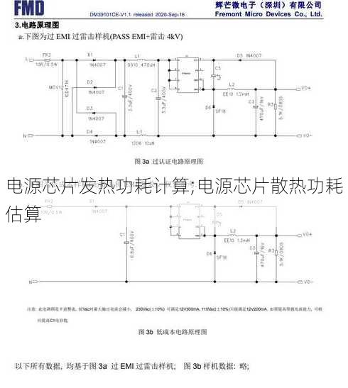 电源芯片发热功耗计算;电源芯片散热功耗估算