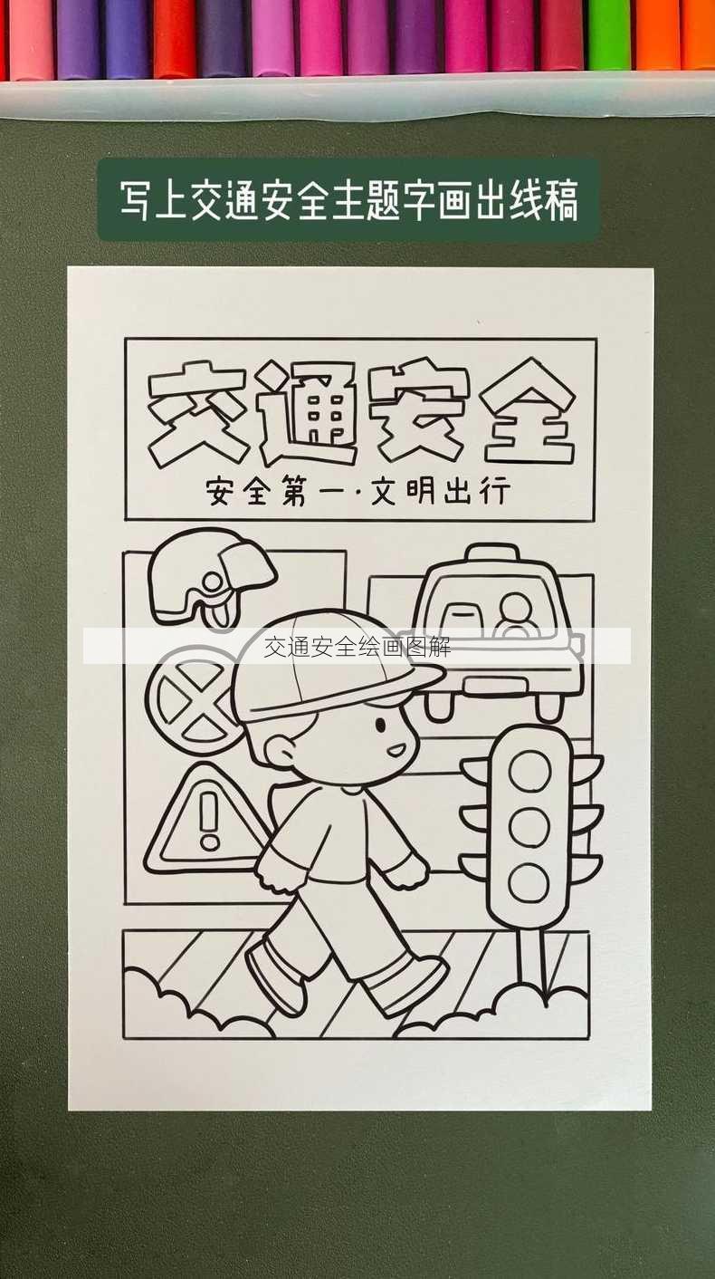 交通安全绘画图解